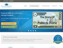 Tablet Screenshot of entreprenable.com